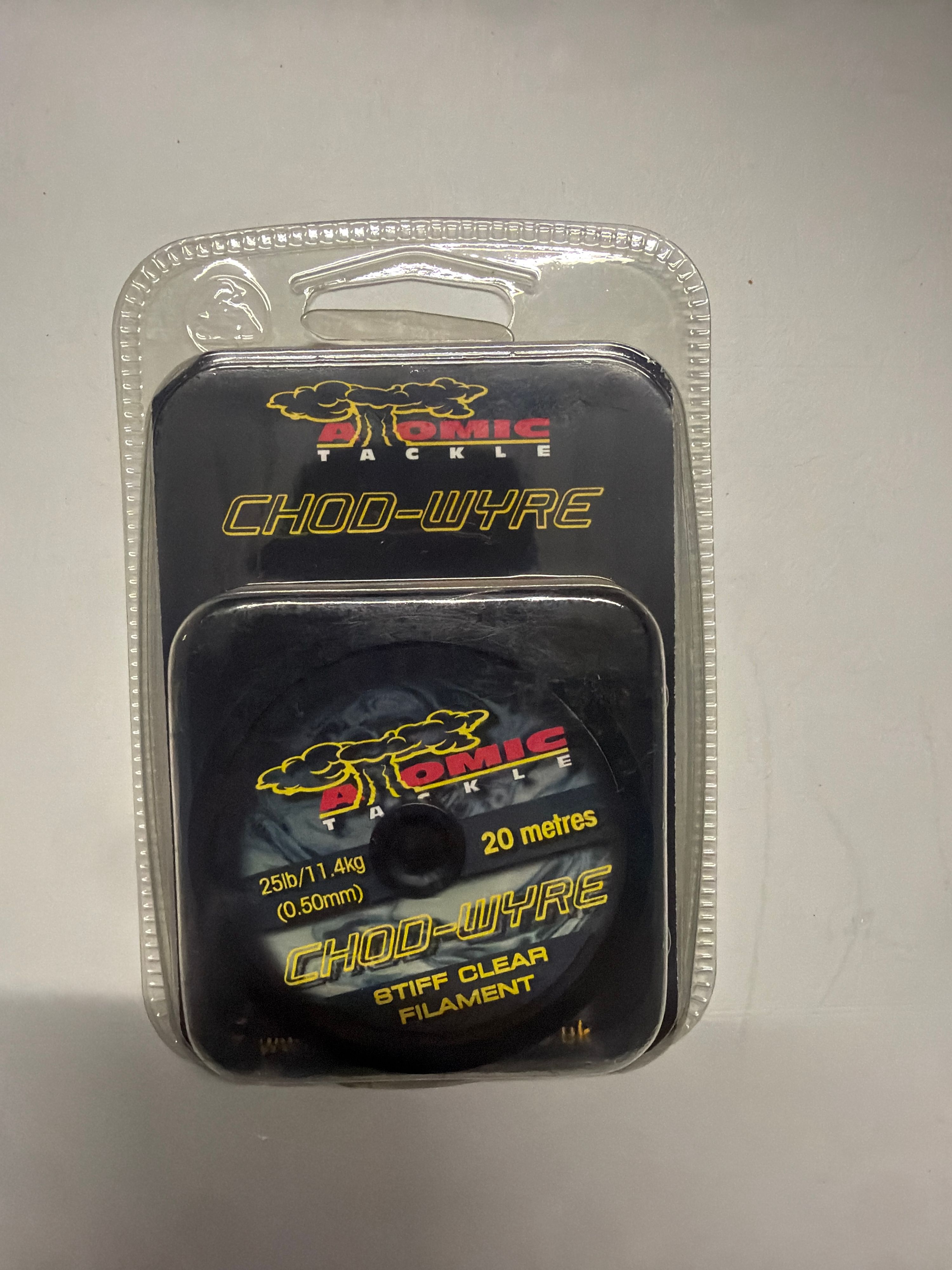 Atomic Tackle Line Stiff Clear Filament 25lbs