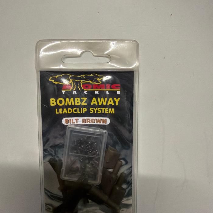 Atomic Tackle Bombz Away silt Brown Swivels & clips