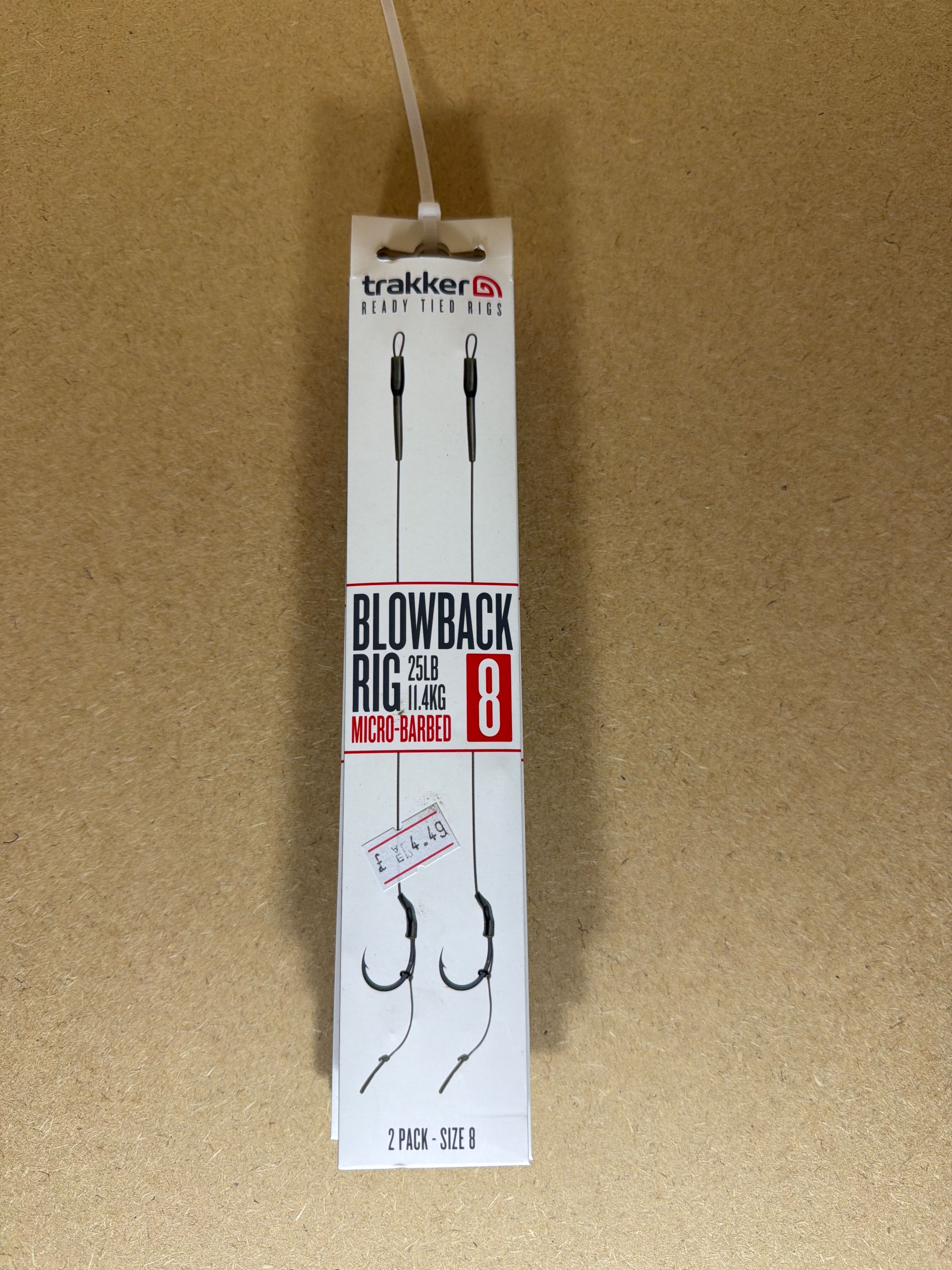 Trakker blow back rig 2pack size 8 25lb micro barbed