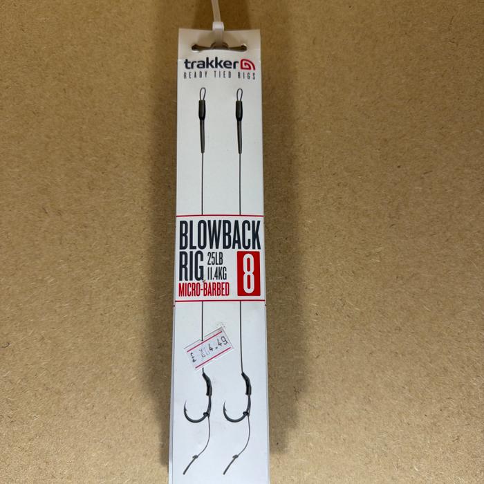 Trakker blow back rig 2pack size 8 25lb micro barbed