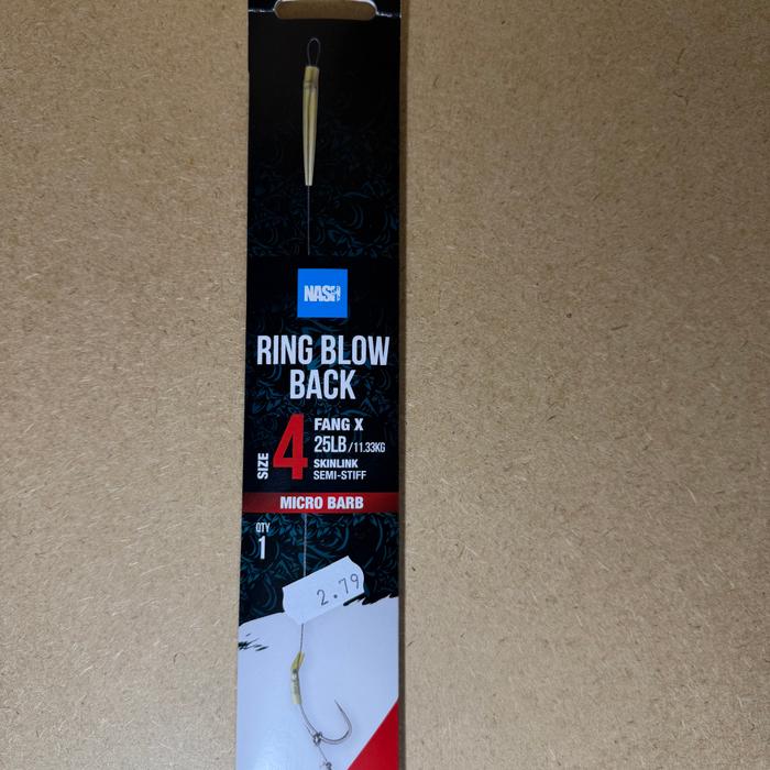Nash ring blow back rig size 4 25lb mb