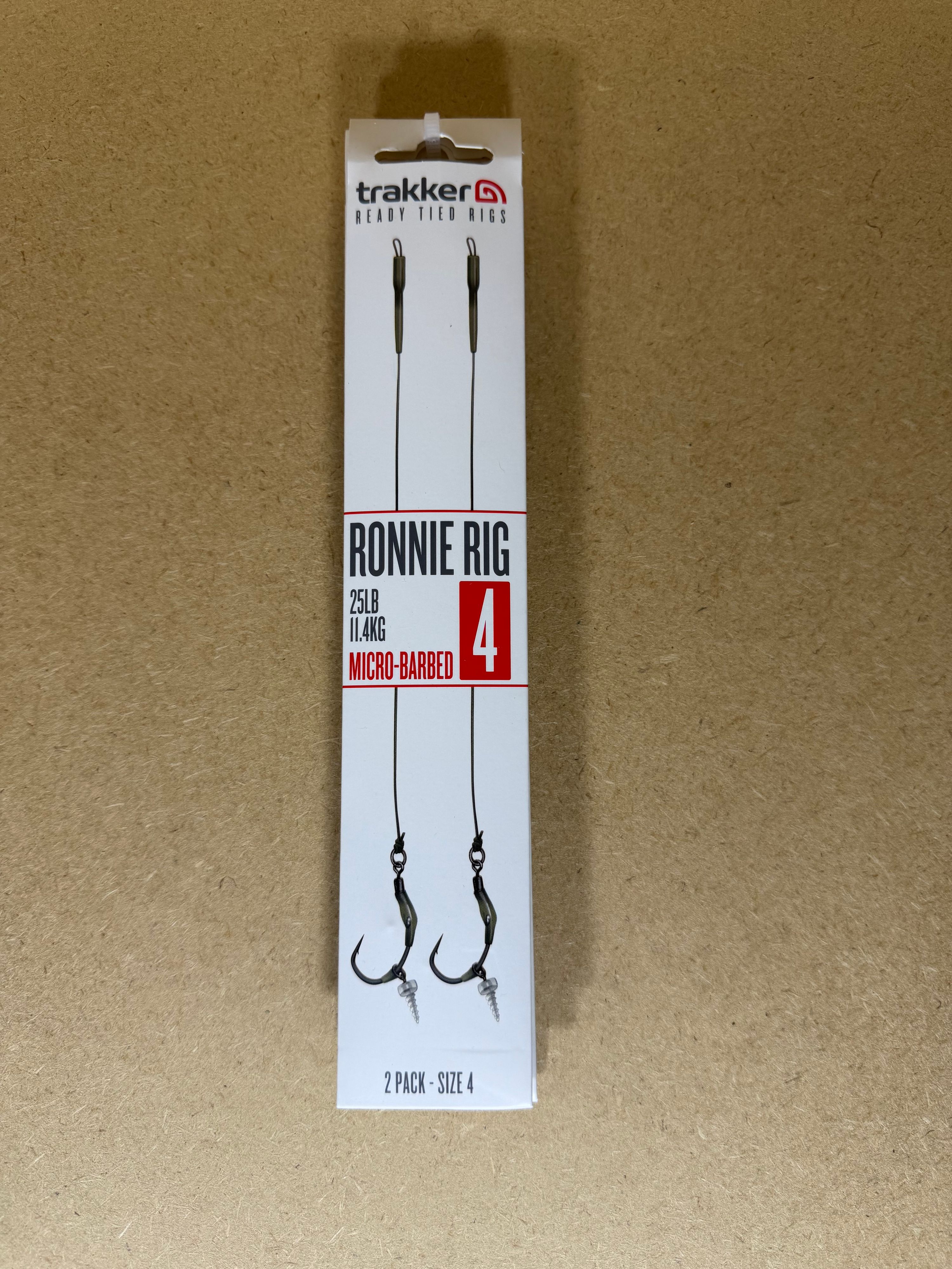 Trakker Ronnie Rig 25lb Size 4 Microbarbed