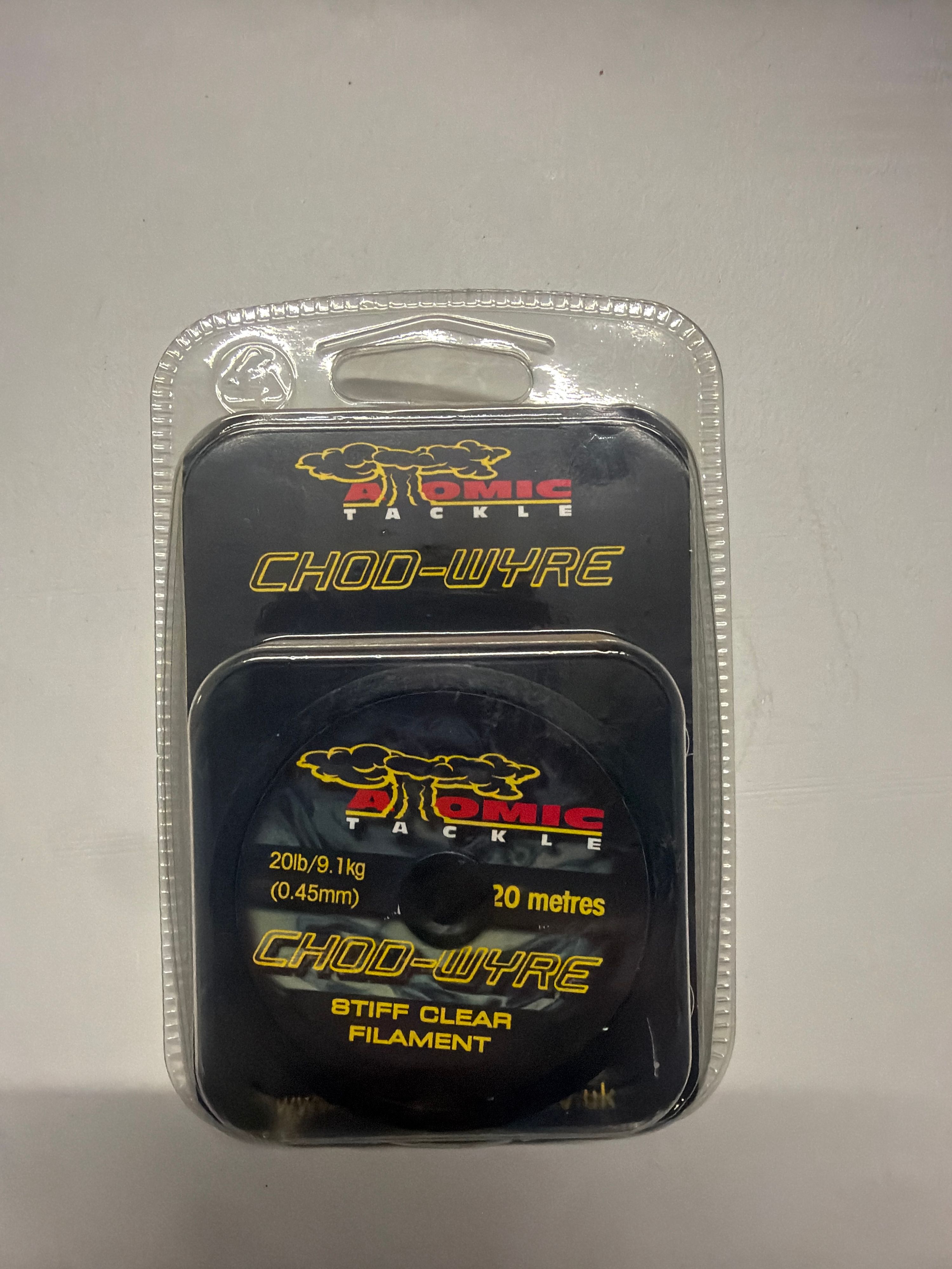 Atomic Tackle Fishing Line Stiff Clear Filament