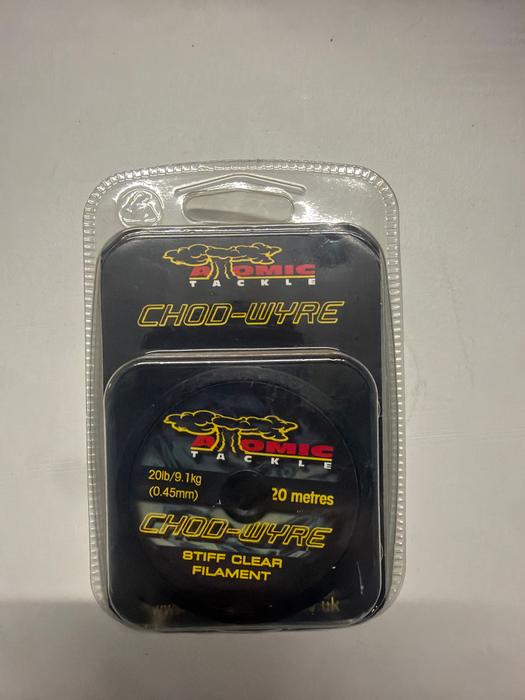 Atomic Tackle Fishing Line Stiff Clear Filament