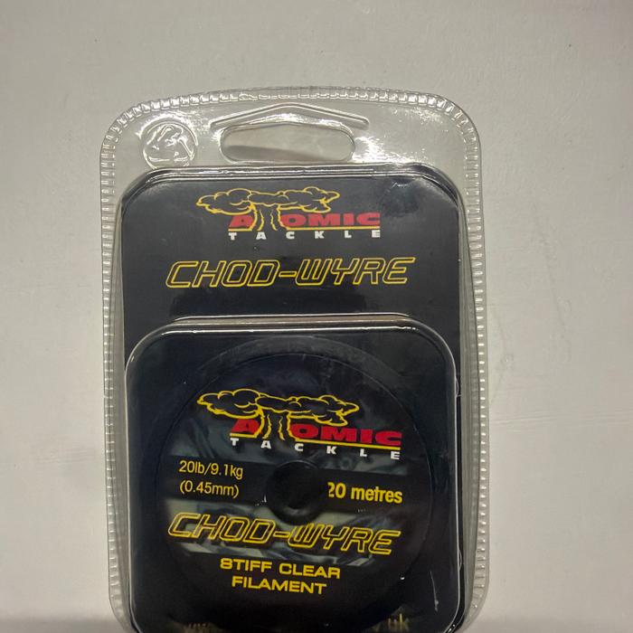 Atomic Tackle Fishing Line Stiff Clear Filament