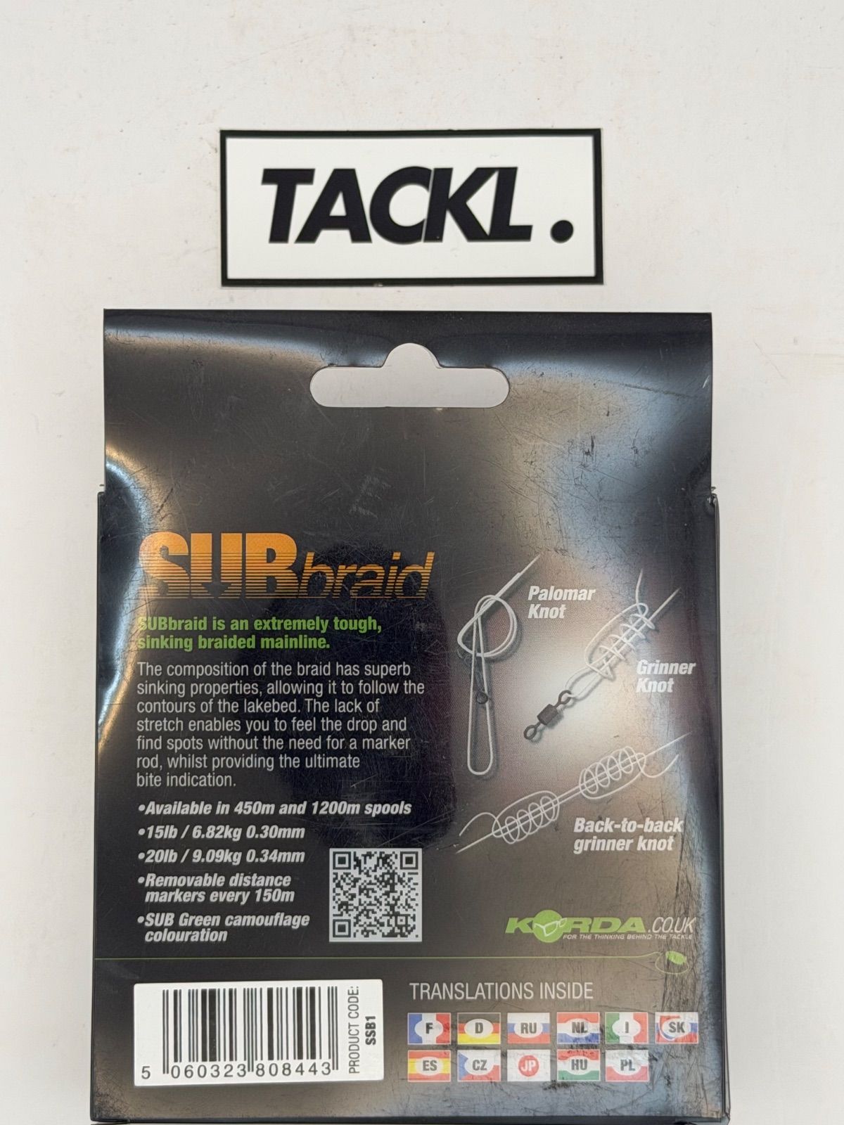Korda Sub Braid 15lbs, Braided, view 2